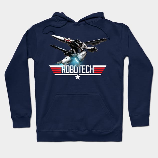 Top Robo Gun Tech Hoodie by emodist